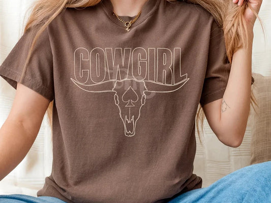 COWGIRL Bull Hooded Sweatshirt