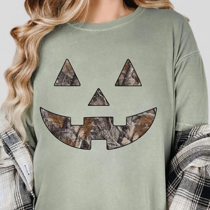 Camo Jack-o’-lantern Tee