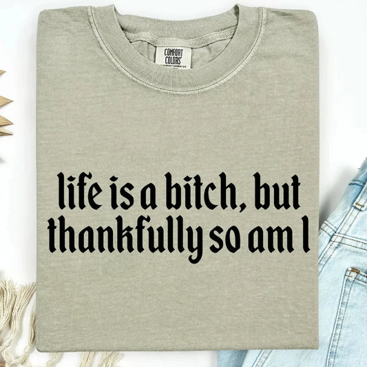 Life Is a Bitch But So Am I Hooded Sweatshirt