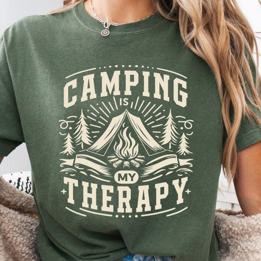 Camping Therapy Tee