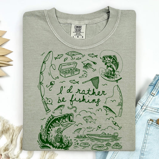 Rather Be Fishing Tank Top