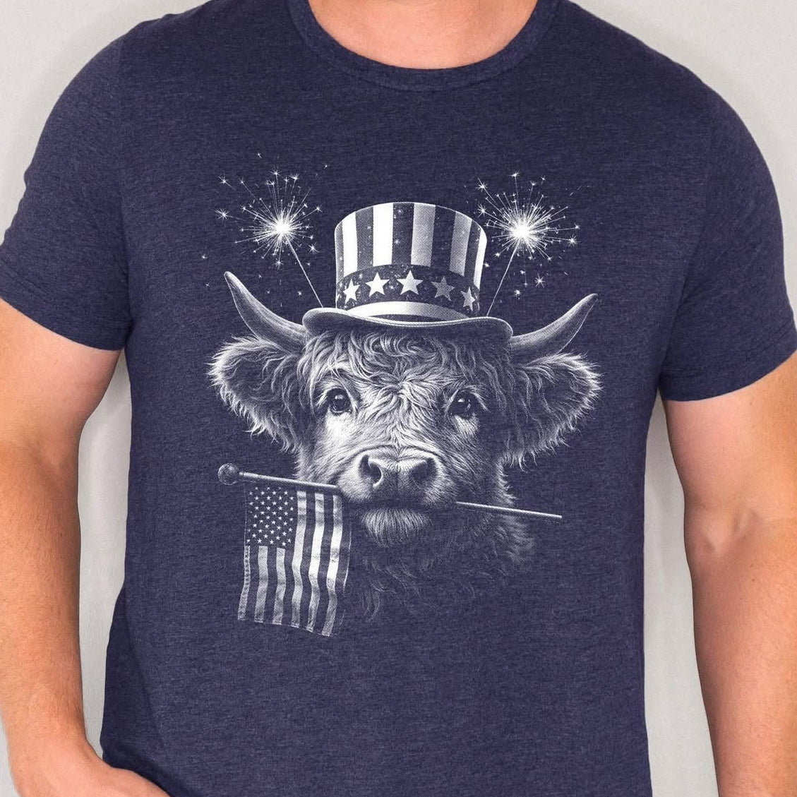 Patriotic Cow Tank Top