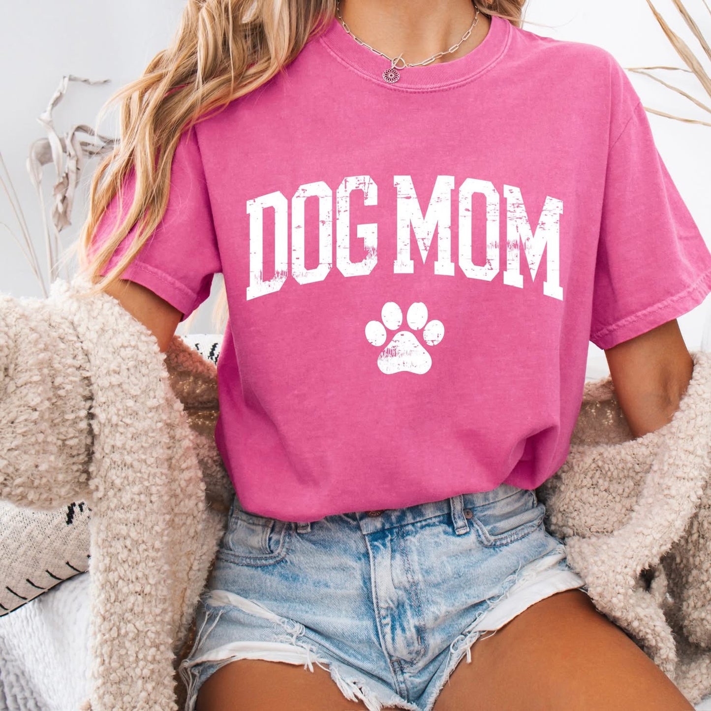 Dog Mom Hooded Sweatshirt