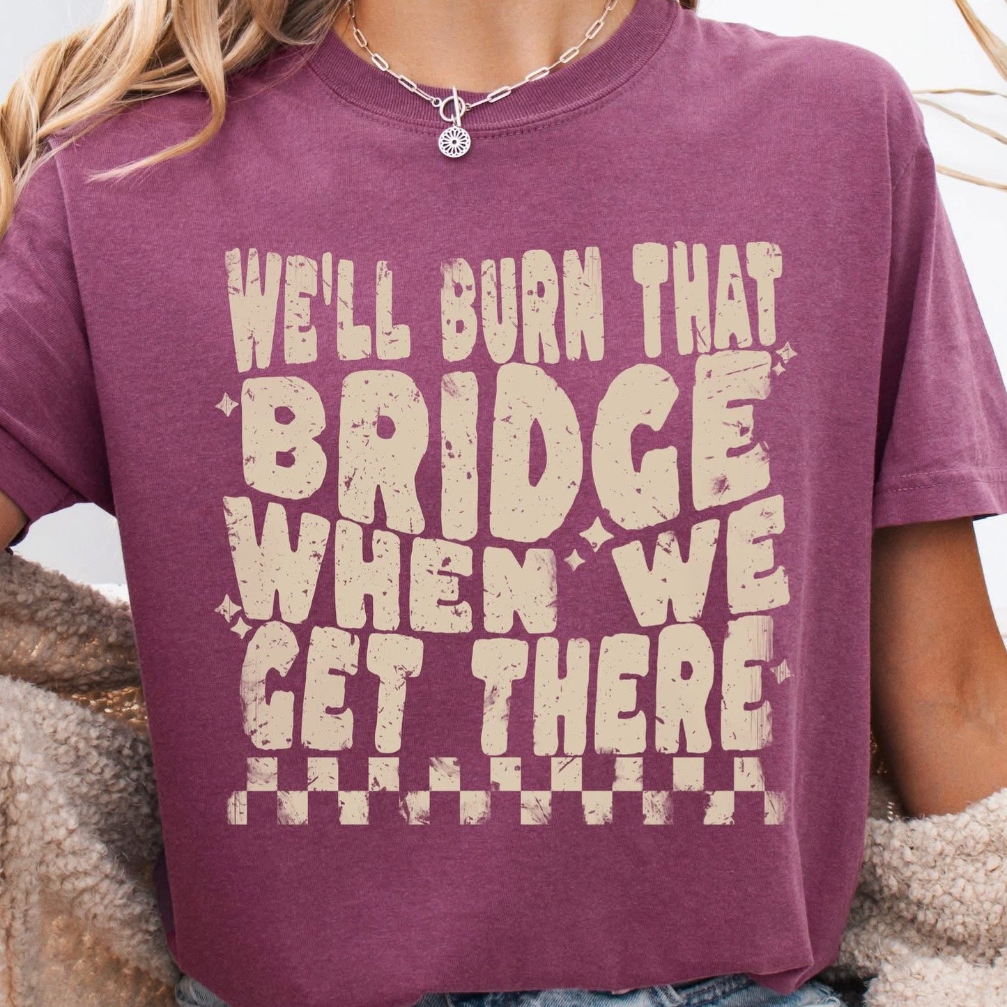 Burn That Bridge Hooded Sweatshirt