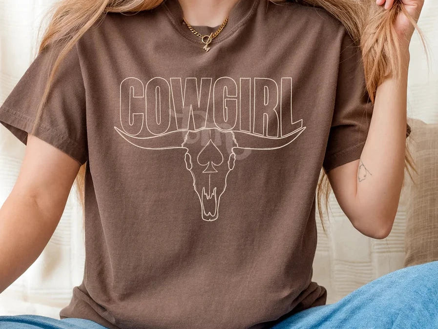 COWGIRL Bull Tee