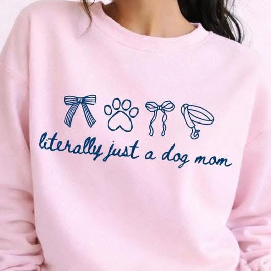 literally just a dog mom Tank Top