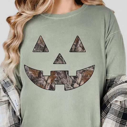 Camo Jack-o’-lantern Tee