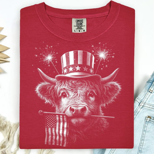 Patriotic Cow Tank Top