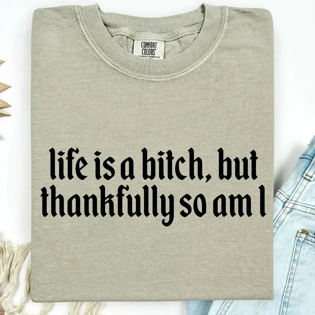 Life Is a Bitch But So Am I Hooded Sweatshirt