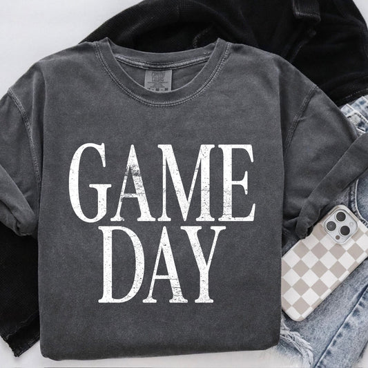 Distressed Game Day Tank Top