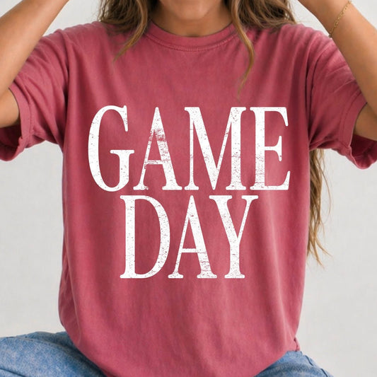 Distressed Game Day Tank Top