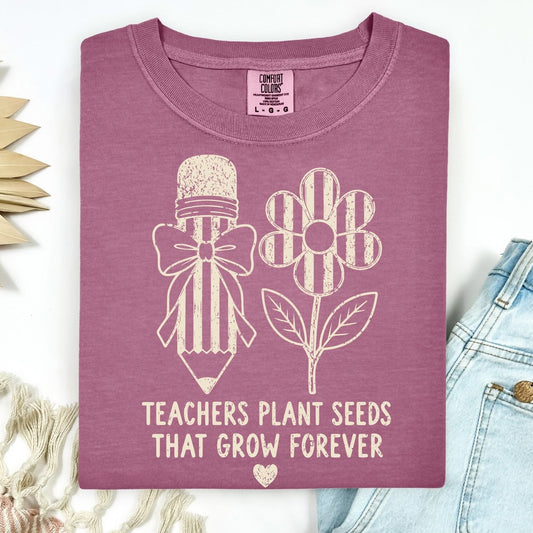 Teachers Plant Seeds Hooded Sweatshirt