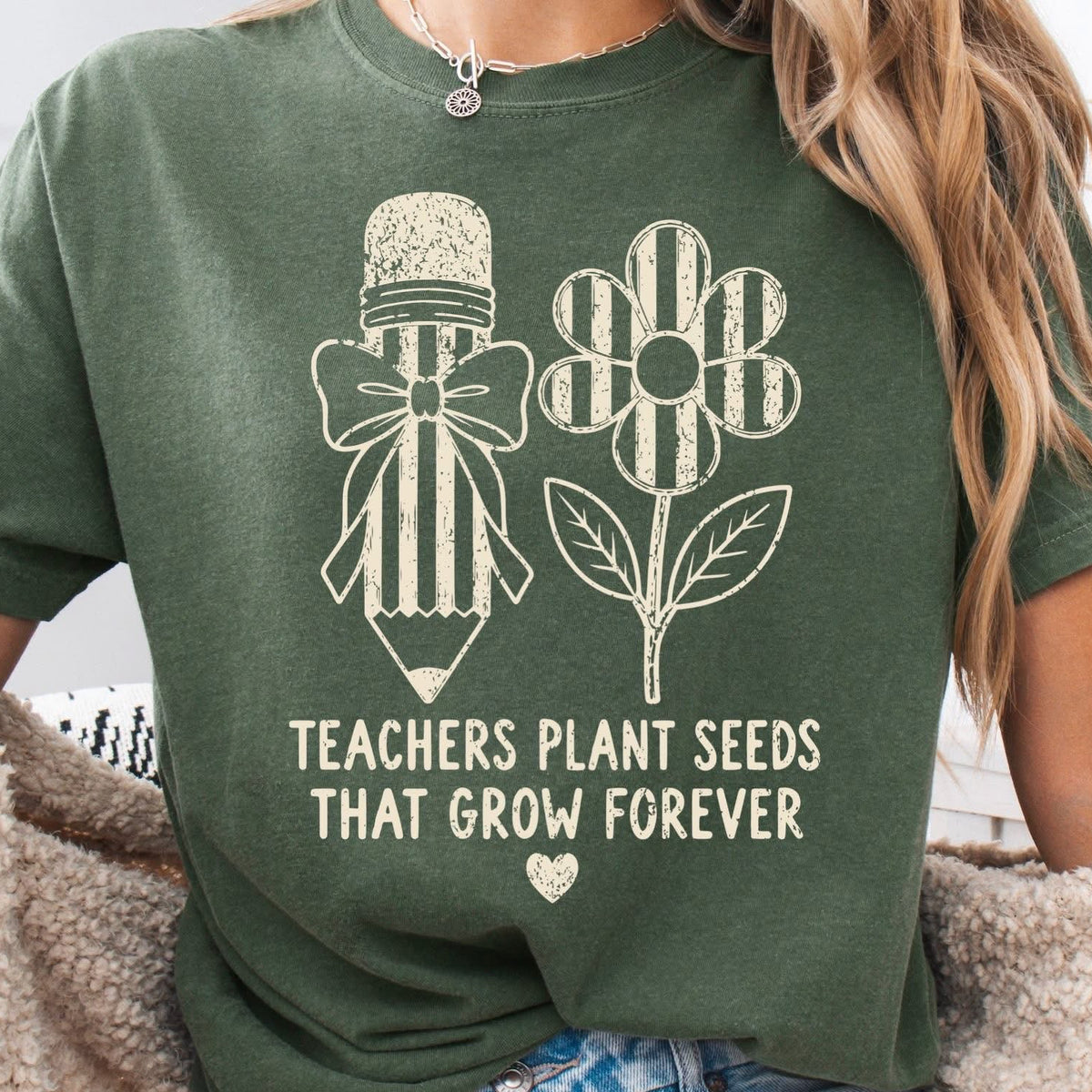 Teachers Plant Seeds Hooded Sweatshirt