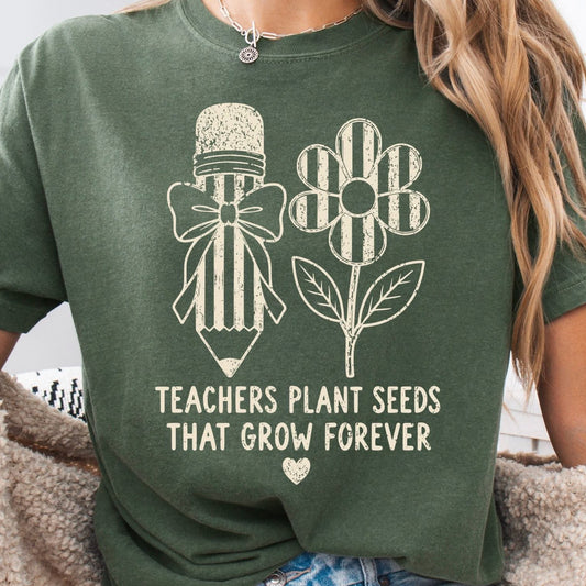 Teachers Plant Seeds Hooded Sweatshirt