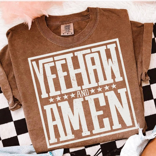 Yeehaw and Amen Tank Top