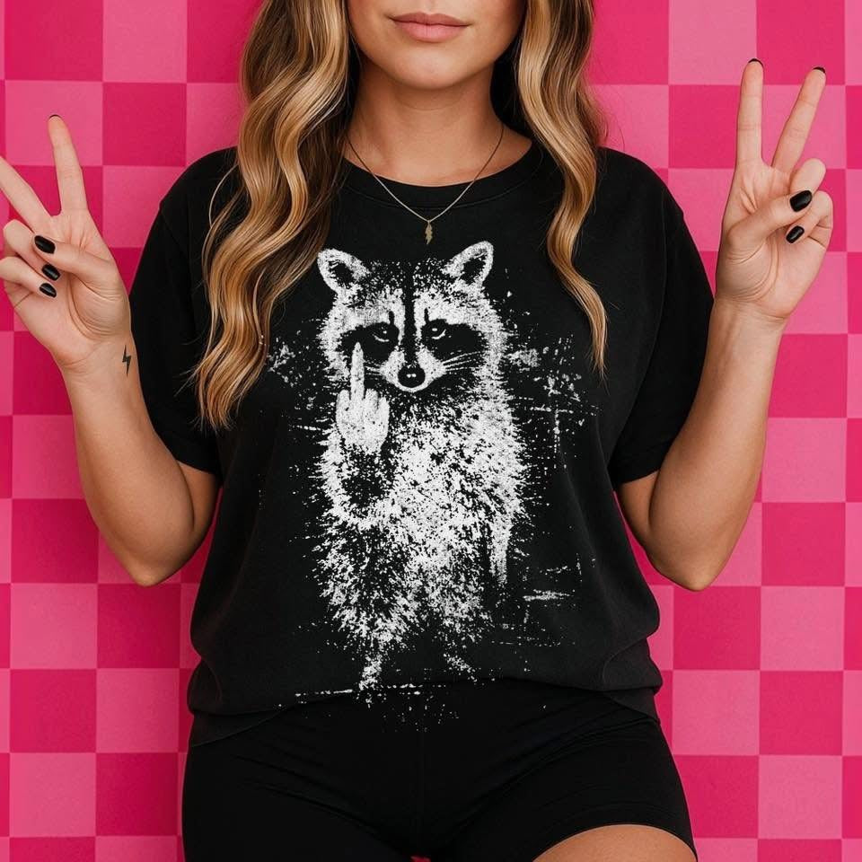 FU Raccoon Tank Top