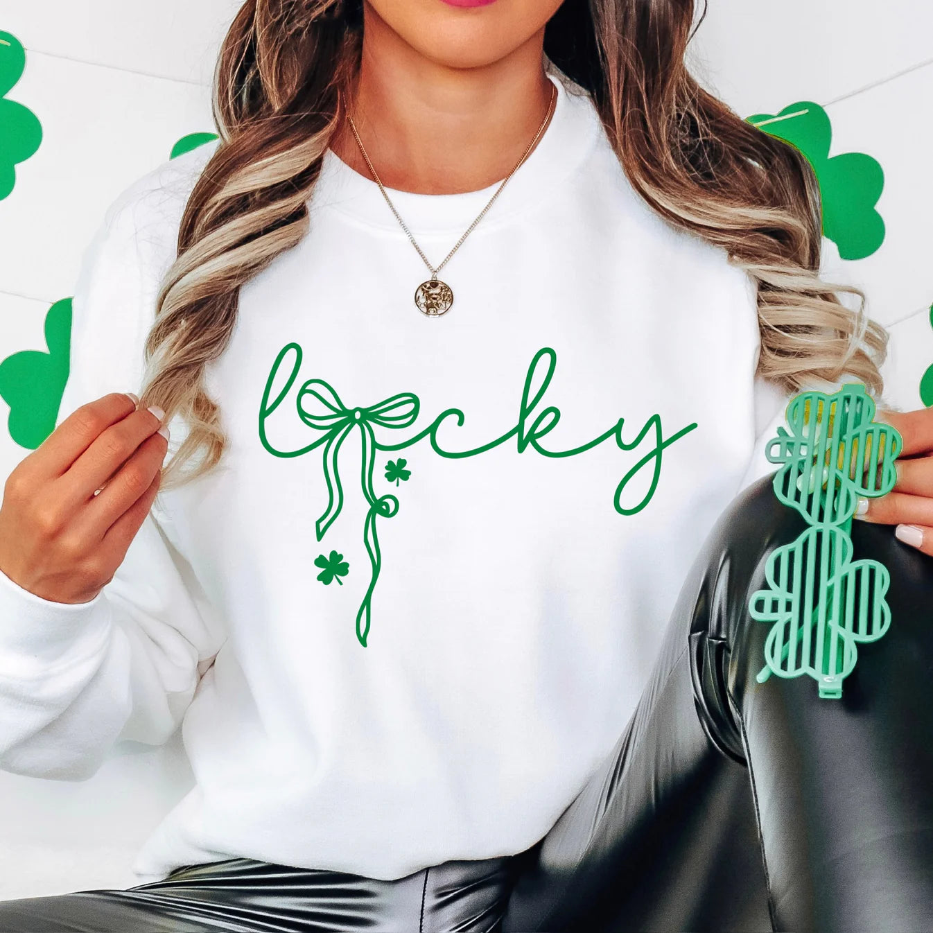 Lucky Print Hoodie